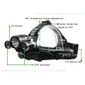 Wholesale Cheap USA T6 Headlamp, Three Charging Headlamp